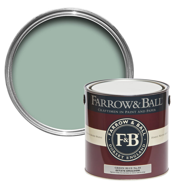 750ml Modern Eggshell Green Blue No.84 Farrow & Ball Paint Colour