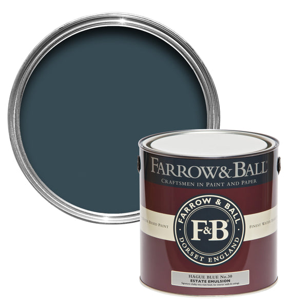 750ml Modern Eggshell Hague Blue No.30 Farrow & Ball Paint Colour