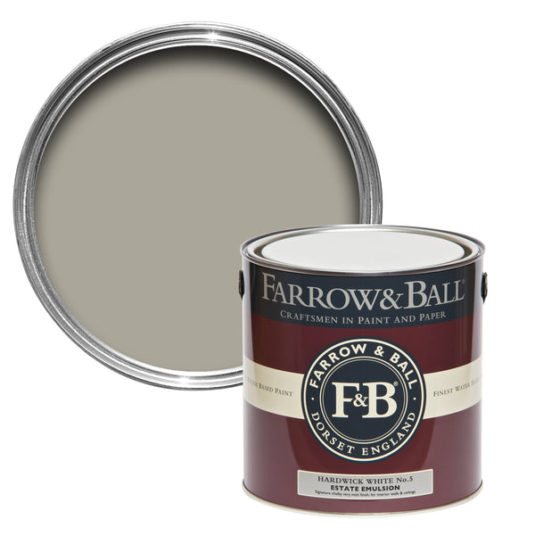 750ml Modern Eggshell Hardwick White No.5 Farrow & Ball Paint Colour