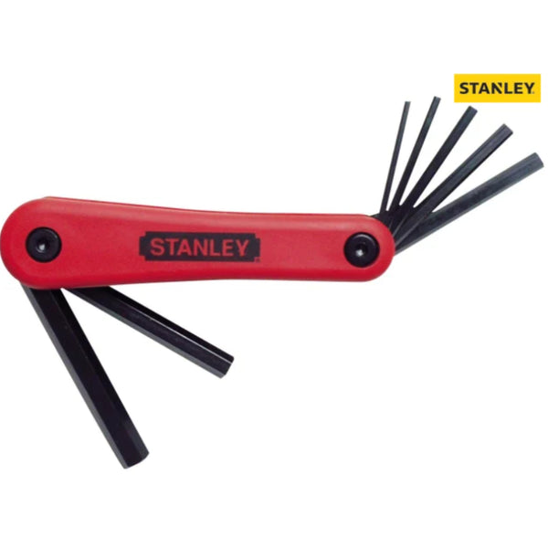 Stanley Folding Hexagon Allen Key Set, 7 Piece (2.5-10mm)