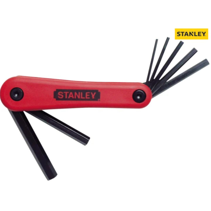 Stanley Folding Hexagon Allen Key Set, 7 Piece (2.5-10mm)