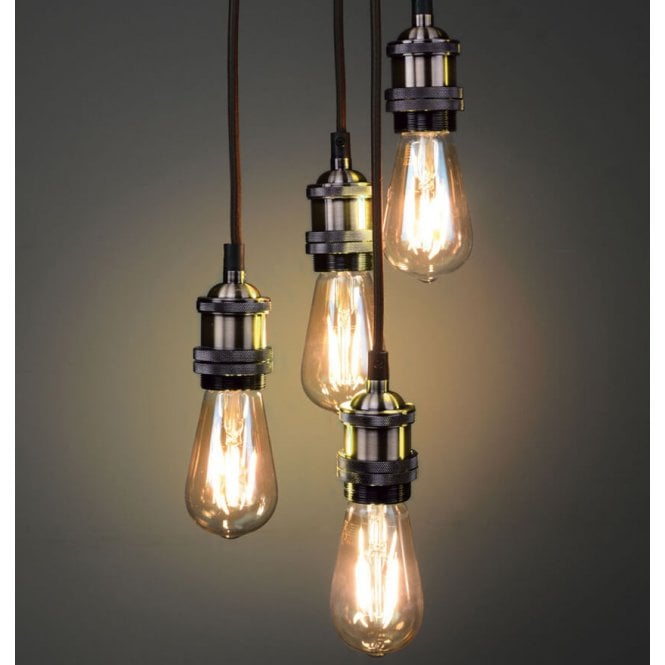 Energizer 1.2 Meter Hanging Decorative Pendant - Brushed Chrome