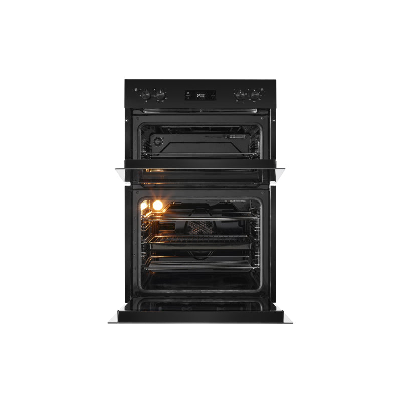 Beko 90cm Double Fan Oven - Black