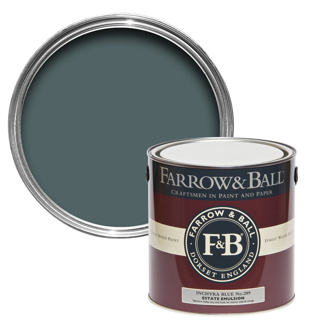 2.5L Estate Emulsion Inchyra Blue No.289 Farrow & Ball Paint Colour