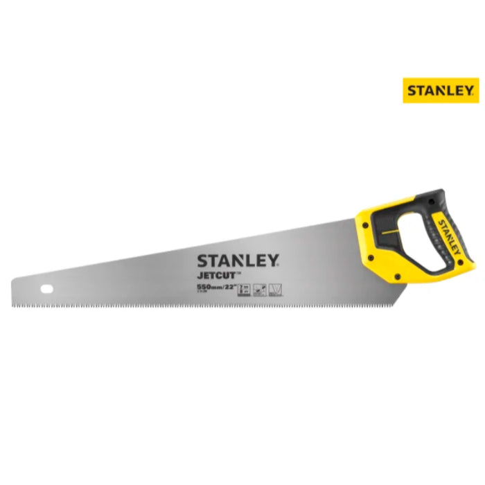 Stanley Jet Cut Heavy-Duty Handsaw 550mm (22in) 7 TPI