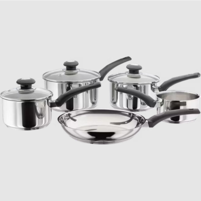 Judge Essentials Classic 5 Piece Cookware Saucepan Set