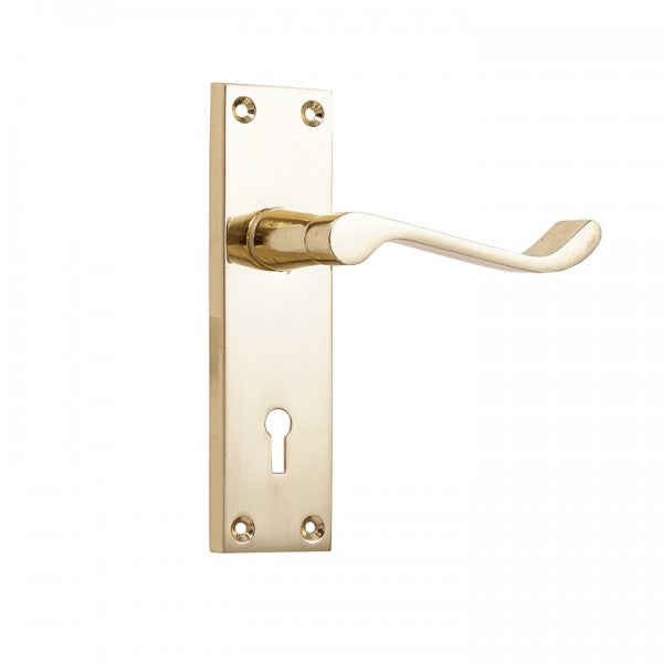 Basta Victorian Brass Door Handle