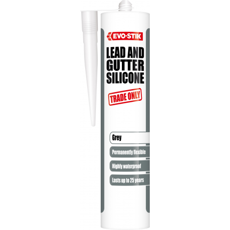 Evo-Stik Lead & Gutter Silicone - Grey