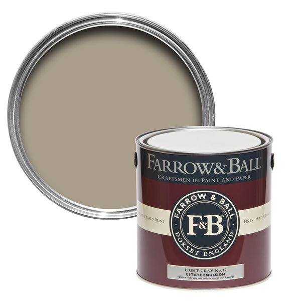 750ml Modern Eggshell Light Gray No.17 Farrow & Ball Paint Colour