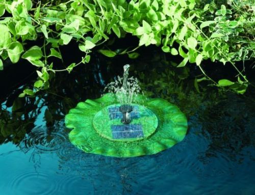 Solar Powered Lily Fountain
