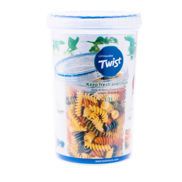 Lock & Lock 1.3Ltr Twist Lock Round Container