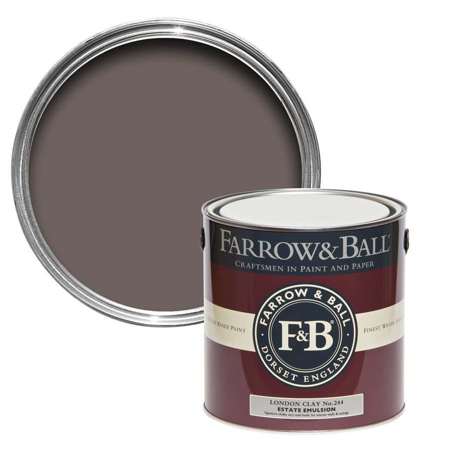 100ml Sample Pot London Clay No.244 Farrow & Ball Paint Colour