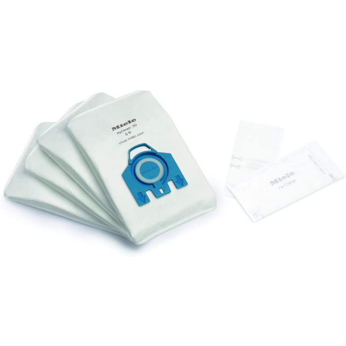 Miele 9917730 HyClean 3D Efficiency GN Dustbag with 4 Dustbags, Air Clean and Motor Filter, 2 Litre, Blue