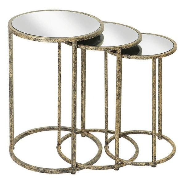 Mindy Brownes Mirror Top Nest of Tables
