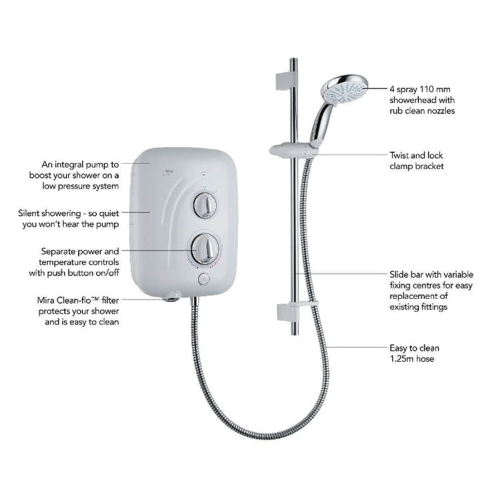 Mira Elite SE Electric Shower (9.8kw)