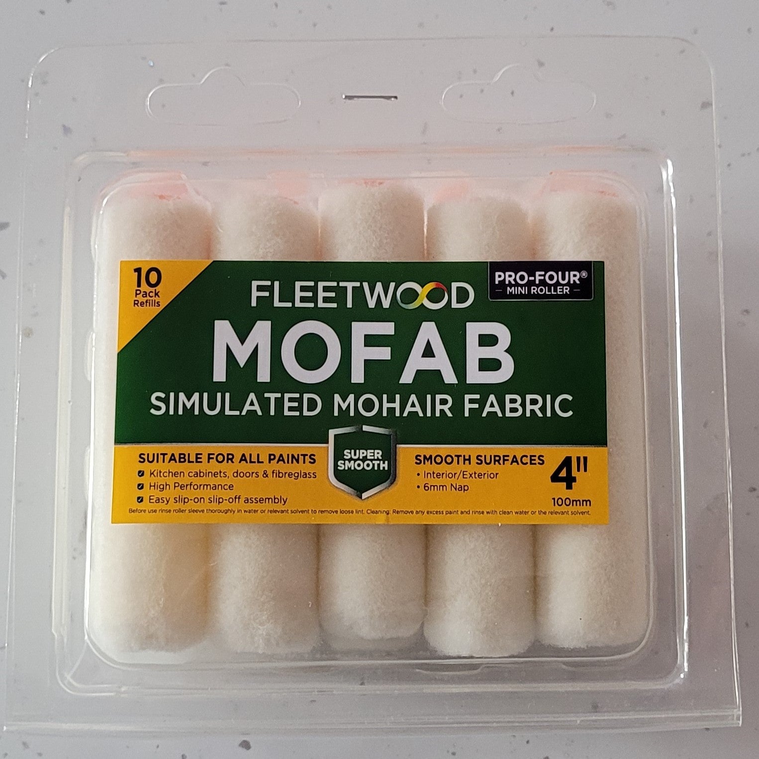 Fleetwood 4" MOFAB Roller Sleeves