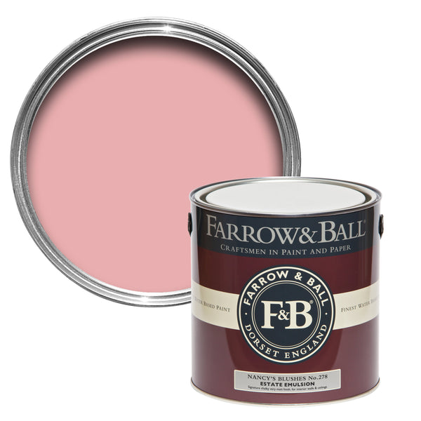 750ml Full Gloss Nancy's Blushes No.278 Farrow & Ball Paint Colour