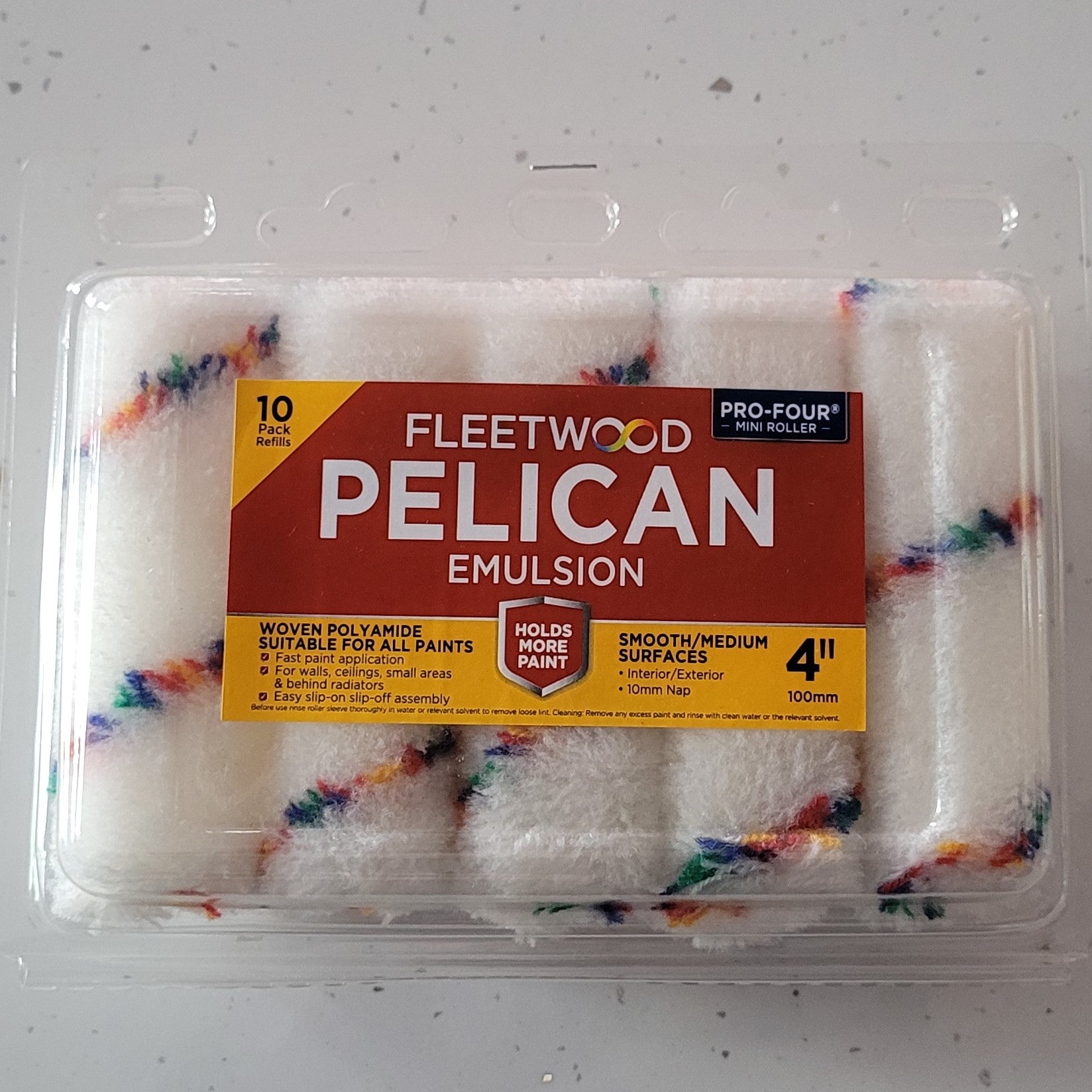 Fleetwood 4" Pelican Emulsion Roller Sleeves