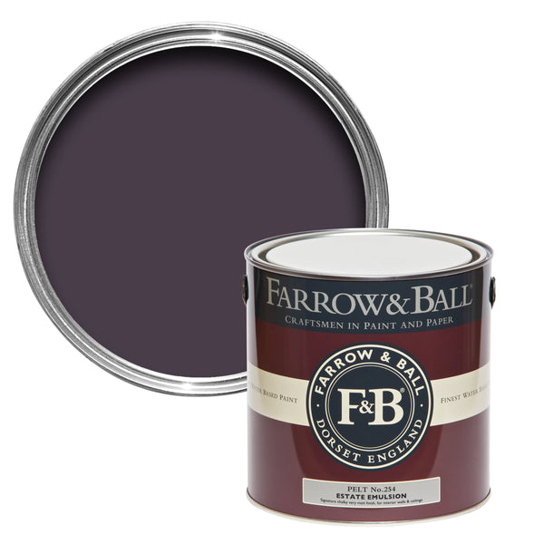 750ml Full Gloss Pelt No.254 Farrow & Ball Paint Colour