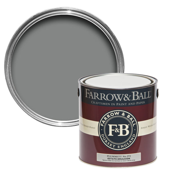 750ml Full Gloss Plummett No.272 Farrow & Ball Paint Colour