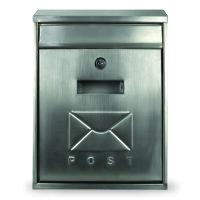 De Ville Contemporary Steel Post Box