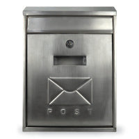 Manor Contemporary Post Box Stainless Steel