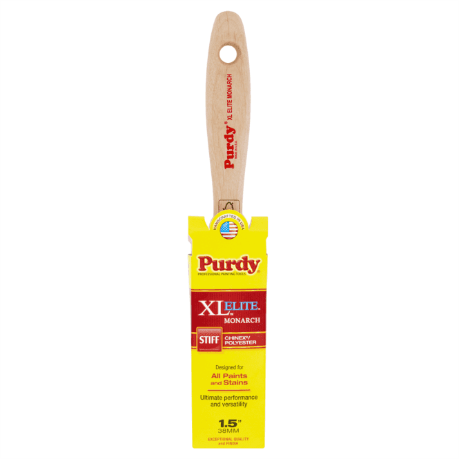 Purdy XL Elite Monarch 1.5 Inch 38mm Stiff Paint Brush