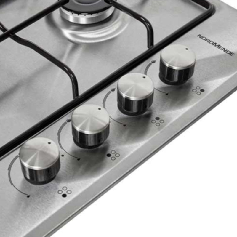 Nordmende 60cm X-Design Gas Hob - Stainless Steel