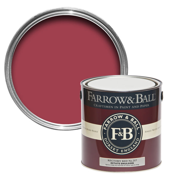 750ml Full Gloss Rectory Red No.217 Farrow & Ball Paint Colour