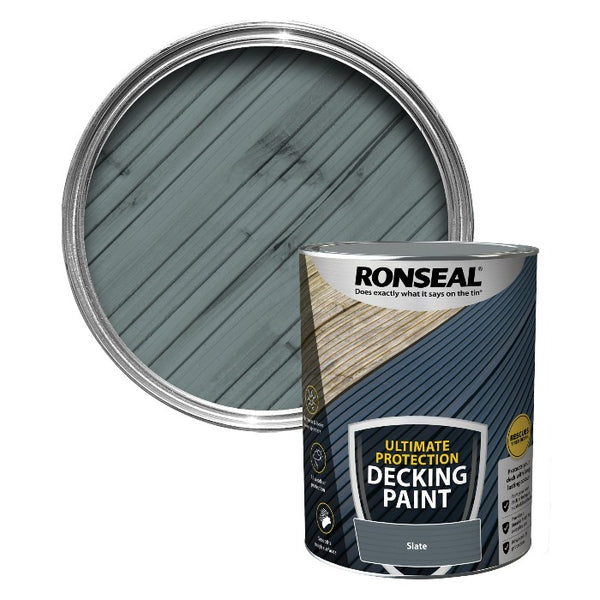 5L Ronseal Ultimate Protection Decking Paint - Slate