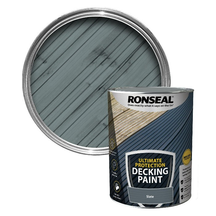 5L Ronseal Ultimate Protection Decking Paint - Slate