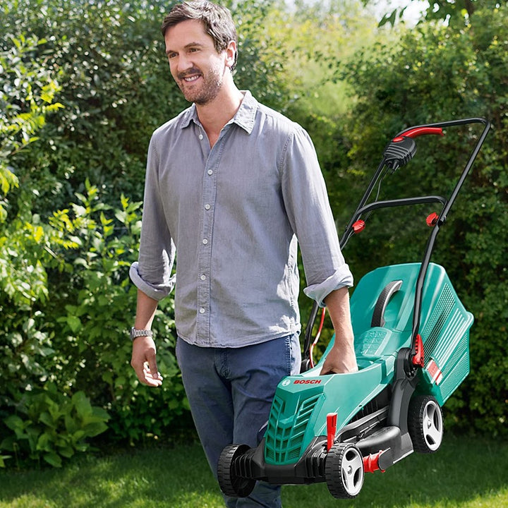 Bosch Green Rotak 34R Corded Electric Rotary Lawnmower