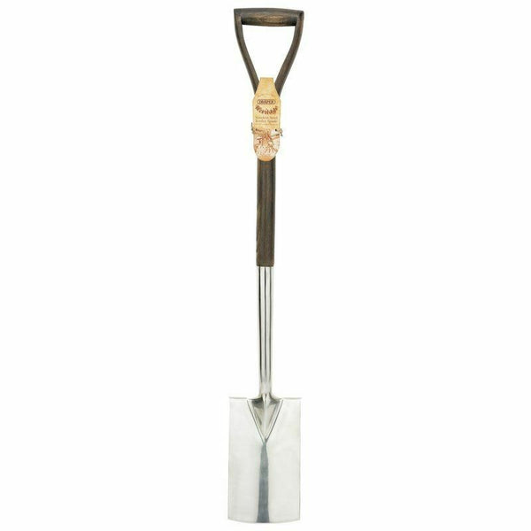 Draper Stainless Steel Border Spade with Ash Handle