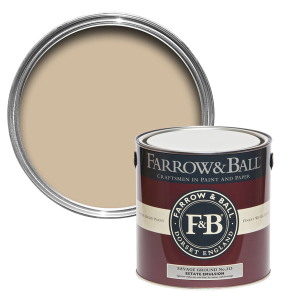 750ml Full Gloss Savage Ground No.213 Farrow & Ball Paint Colour