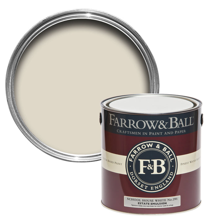 100ml Sample Pot School House White No.291 Farrow & Ball Paint Colour