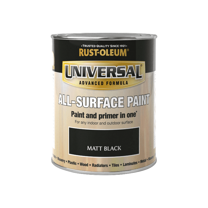 Rust-Oleum Universal All Surface Paint & Primer - Matt Black