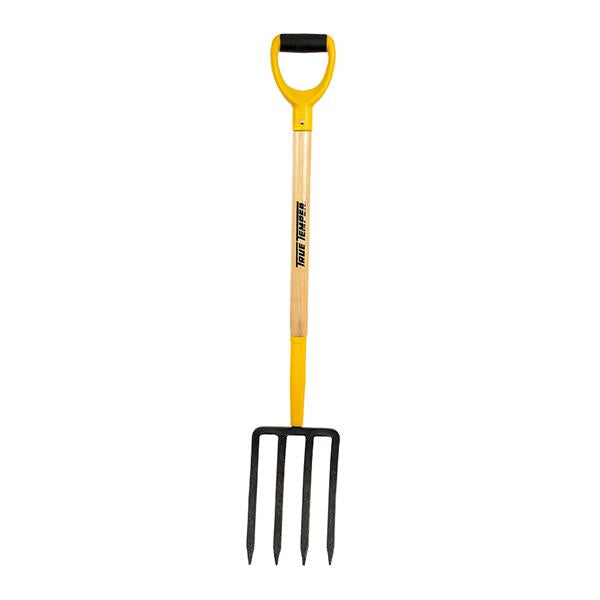 True Temper Digging Fork Wooden D Handle