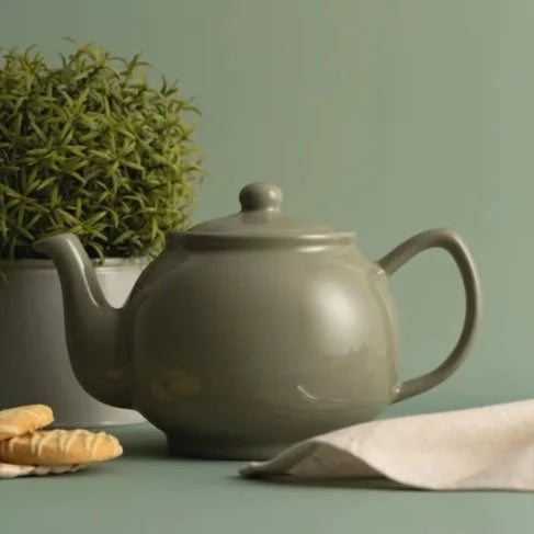 Sage 6 Cup Ceramic Teapot
