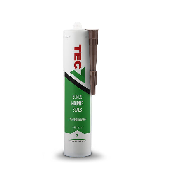 Tec 7 Brown Silicone Glue Mount
