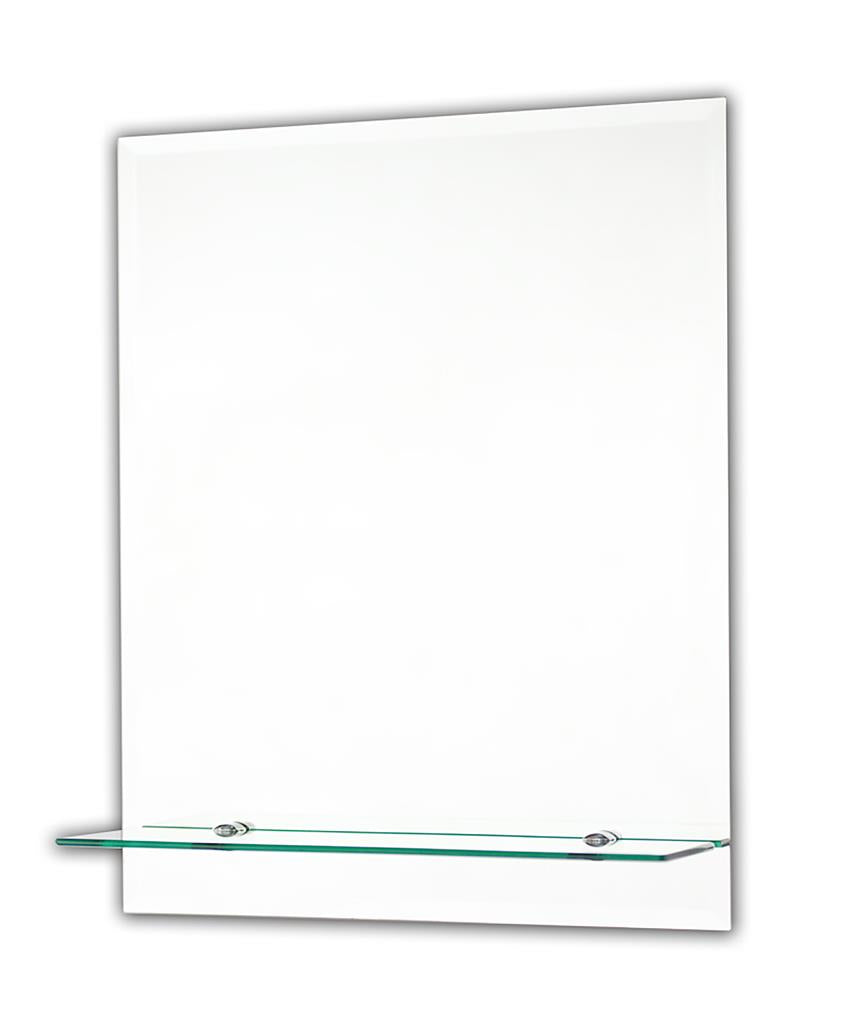 Tema 50*40 cm Mirror with Glass Shelf