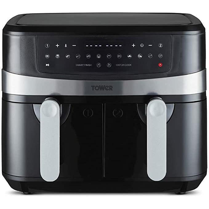 Tower Vortx 9L Dual Basket Air Fryer - Black