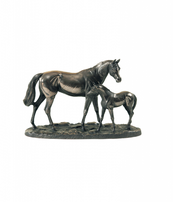 Genesis Bronze Mare and Foal Large