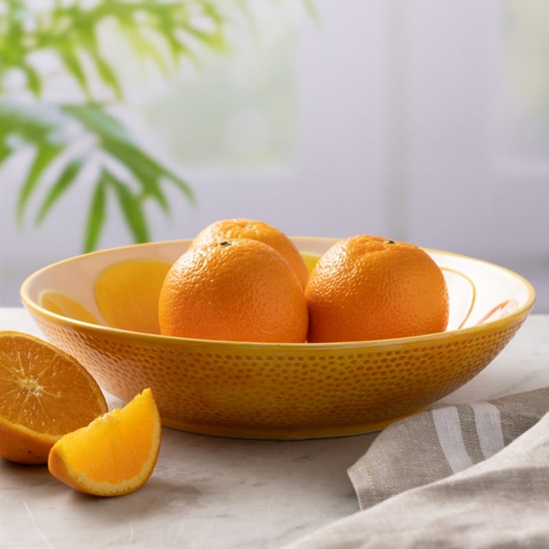 Typhoon Living World Foods 25cm Orange Bowl