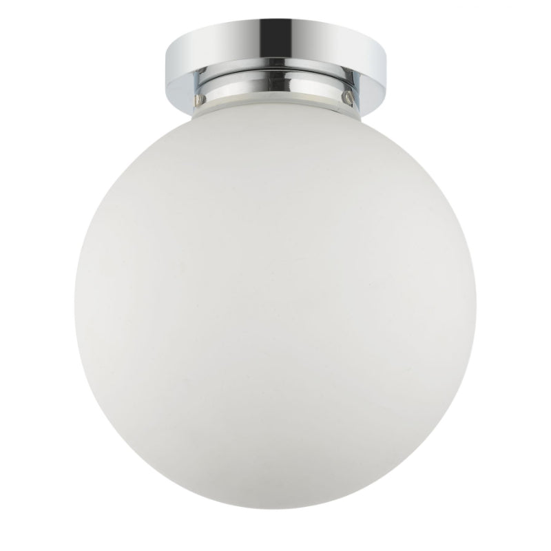 Vanity 1 Light Flush Polished Chrome Light