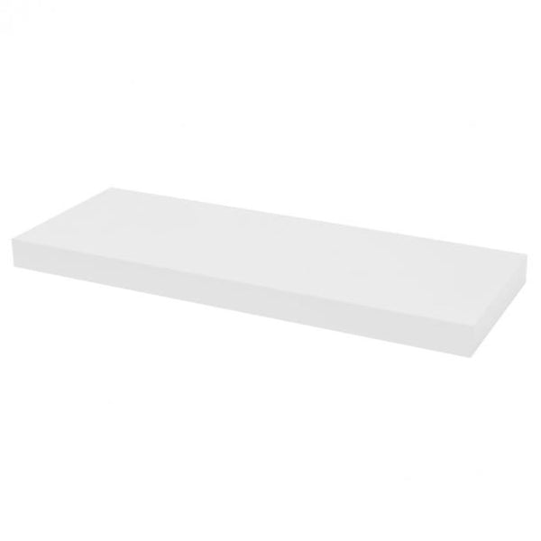 Duraline Floating Shelf XL4 Push Fix White Lacquered 38mm 60x23,5cm