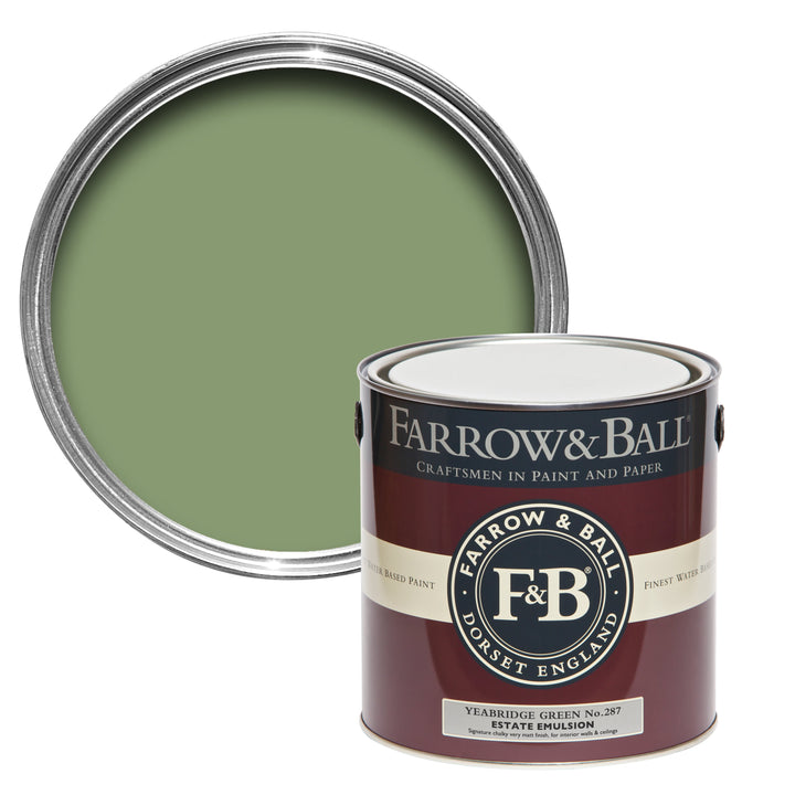 750ml Full Gloss Yeabridge Green No.287 Farrow & Ball Paint Colour