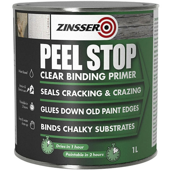 Zinsser Peel Stop 1 Litre Clear Binding Primer